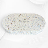 Mother Of Pearl Inlay Blooming Flowers Design Coffee Table Beige